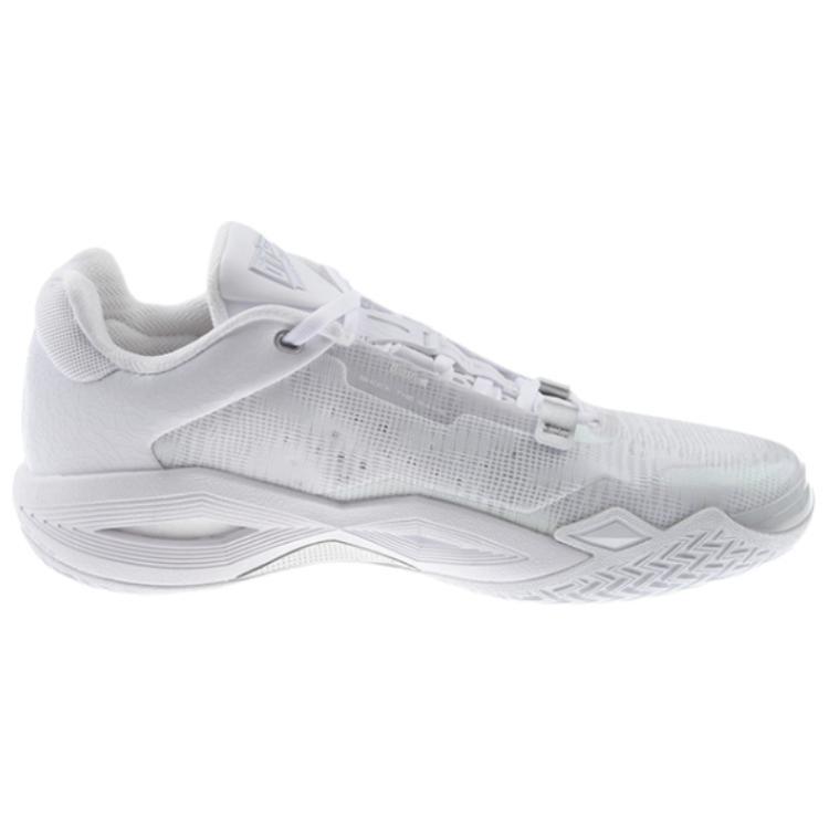 Anta Swagger 1 Cushioning Slip Resistant Low top Basketball Shoes Men's White 112421106S-2