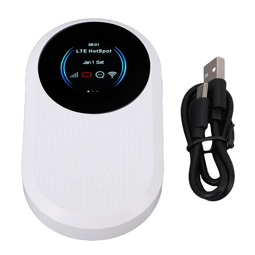 Мобильный Wi-Fi роутер 4G LTE Hotspot 3000 мАч 300 Мбит/с Портативный Wi-Fi6 Hotspot со слотом для SIM-карты для B1 B3 B5 B7 B8 B20 B38 B40
