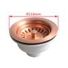 Kitchen Sink Drain 304 Stainless Steel Gold Finished High Quality Fashion Pop-up Antique Antibrass Finished