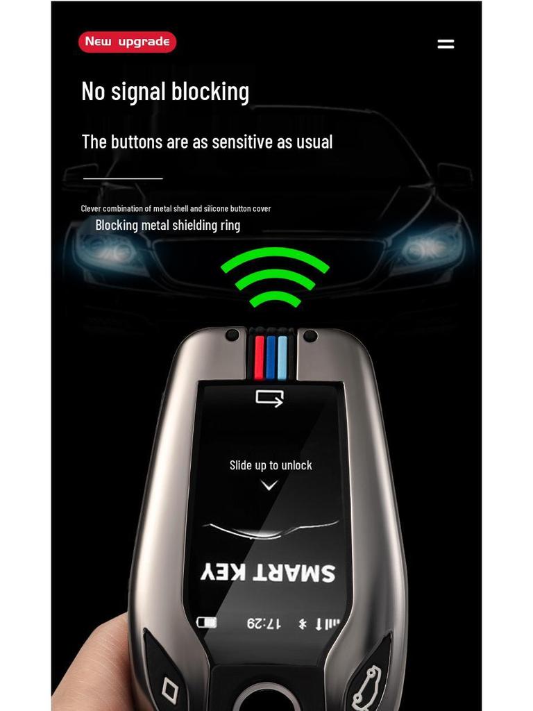 LCD Screen Key Shell for BMW 6, 7 X7 Series, X5, & 530