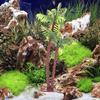 EXCEART Miniature Palm Tree Artificial Plant Coconut Tree Diorama Aquarium Terrarium Decoration