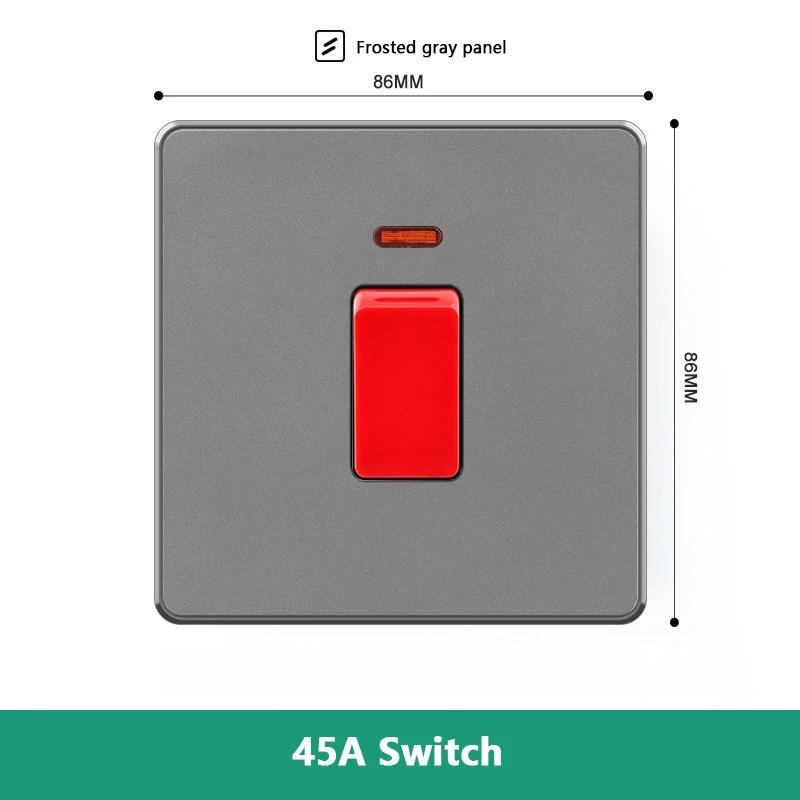 Великобритания 13A с USB Type-c 18W быстрая зарядка настенная силовая розетка вилка, Универсальный настенный выключатель света двойной USB электрическая розетка AC110-250V