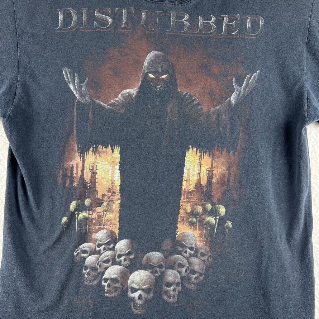 2008 Indestructible Album Disturbed Band TShirt Black Unisex S-5XL 1P0567 Unisex T-Shirt