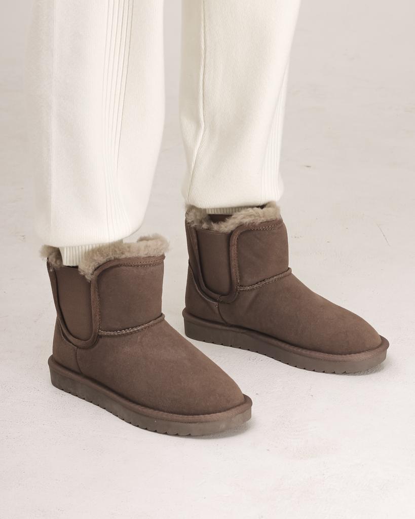 Угги Челси Prima d'Arte 8512 36 темный визон замша