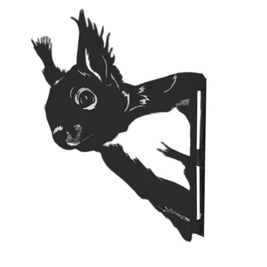 Металлический знак с изображением животных Peek-a-Boo, деревенский силуэт животного, садовый знак, выглядывающее животное, знак для фермы, наружный столб, украшение для забора из дерева