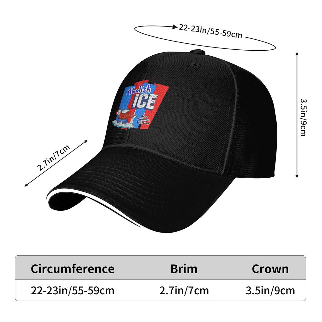 Abolish Ice Baseball Cap Casual Hip Hop Hats Summer Men Women Outdoor Sports Baseball Caps