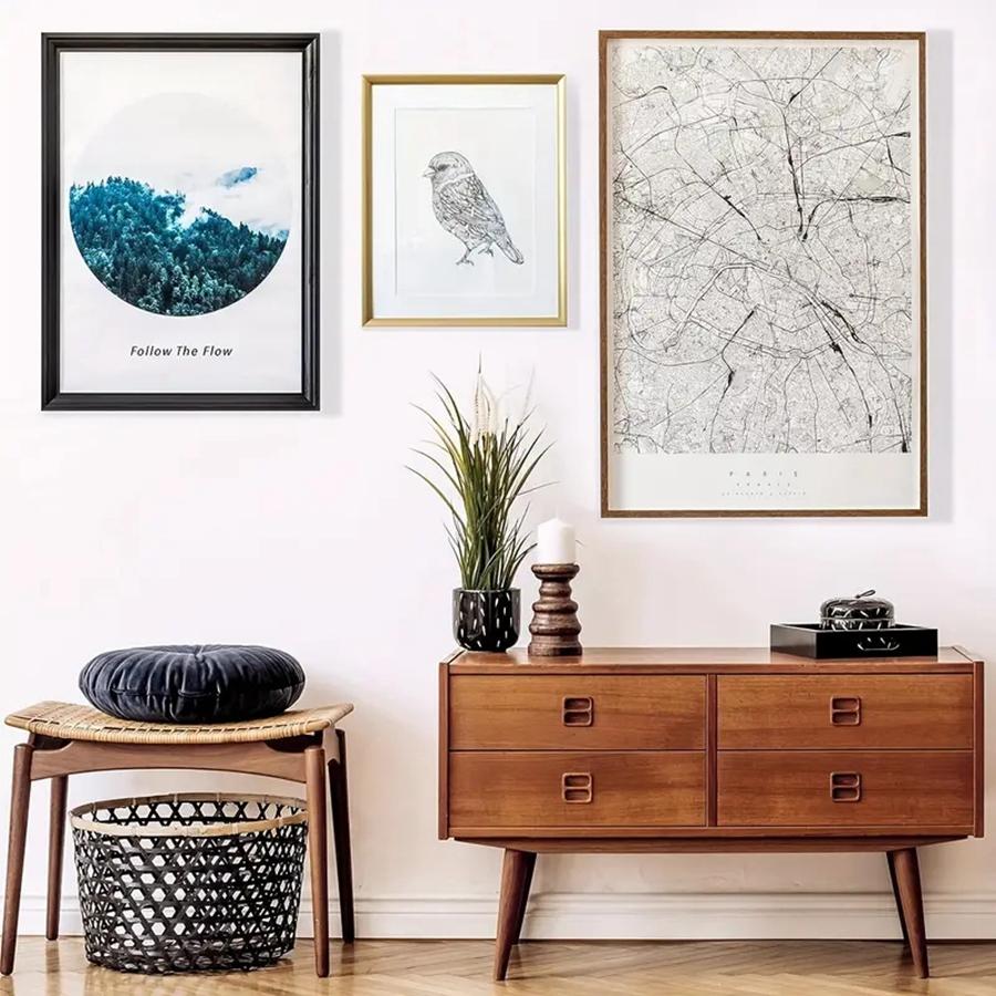 12 пар фоторамок, съемный настенный крючок для фото, гвоздь, бесплатное художественное подвесное устройство, настенный клей, легко снимается, двусторонняя лента