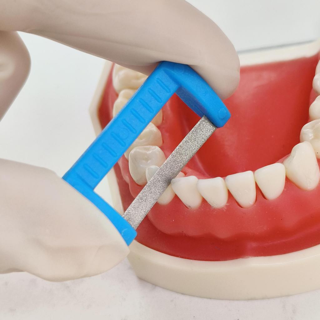 Ортодонтическая стоматологическая полировка межзубной эмали Полировка зубов Полировка зубов Режущие полоски Инструмент для уменьшения эмали Отбеливание зубов