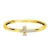 Кольцо Lala Christie Gold Diamond 18K, Паве Крест, Золото, 11, LR71-0004-YG-11