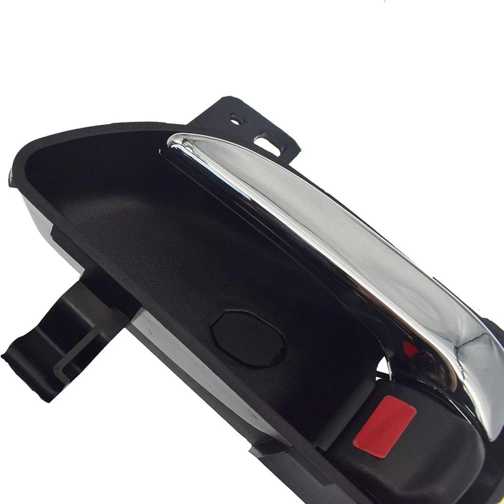 Inside Left Door Handle Black with Chrome Lever For Subaru Forester Impreza
