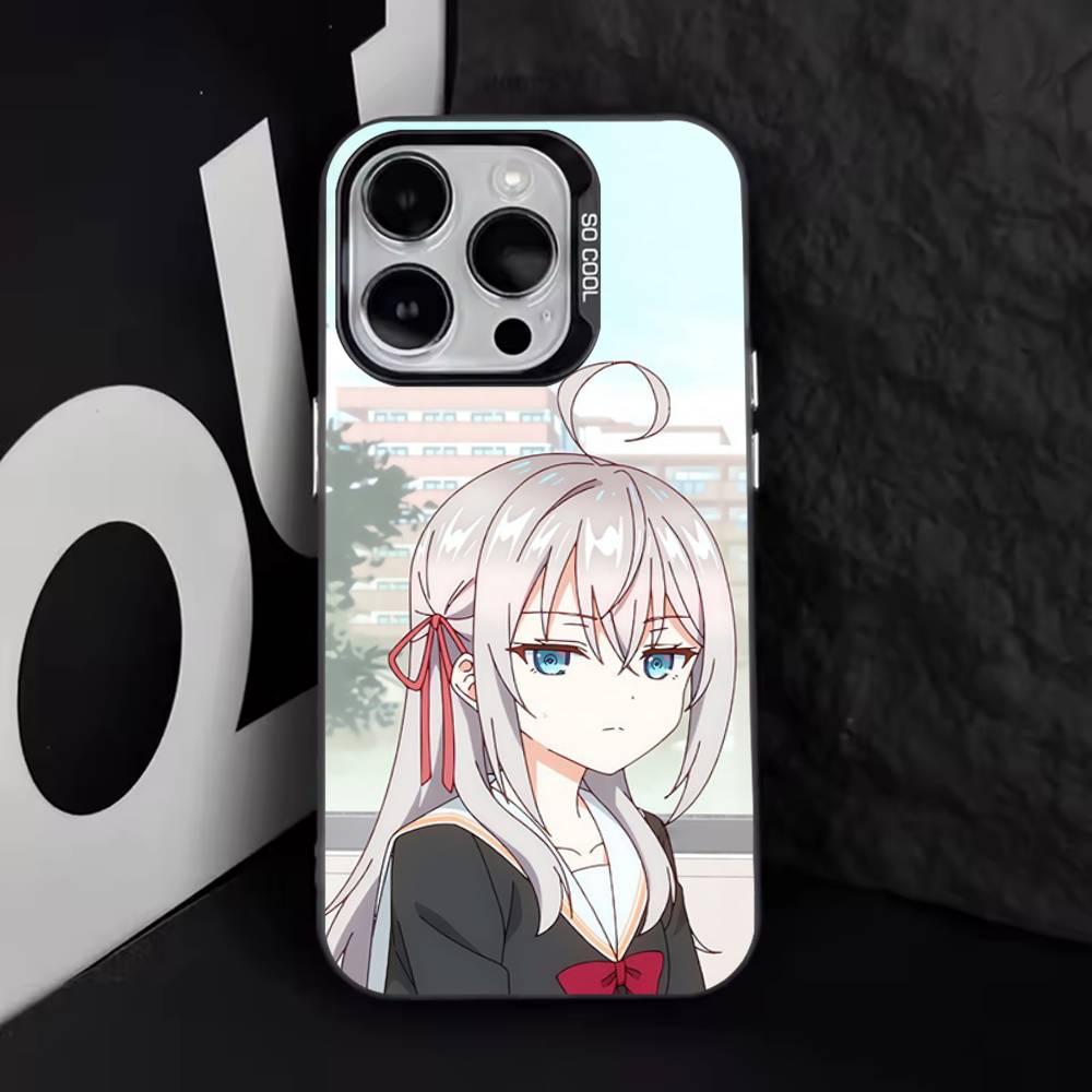 Милый Аниме Аля Горячий Чехол Для Телефона Для iPhone 17,16,15,14,13,12,11,Pro,Max,Plus,E,Air,Mini Черный ТПУ Чехол