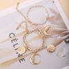 Geometry Multilayer Necklace Fashion Cowboy Cowgirl Choker Fashion Metal Collarbone Chain  Gift