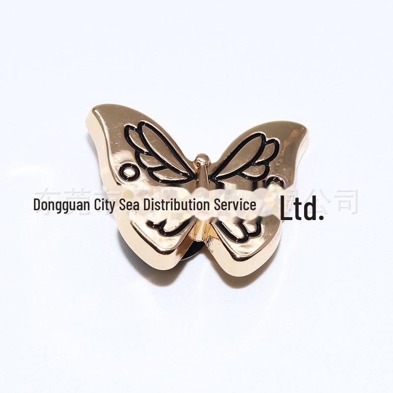 2024 Золотая металлическая пряжка для обуви в виде цветка Аксессуары для DIY и торговых центров