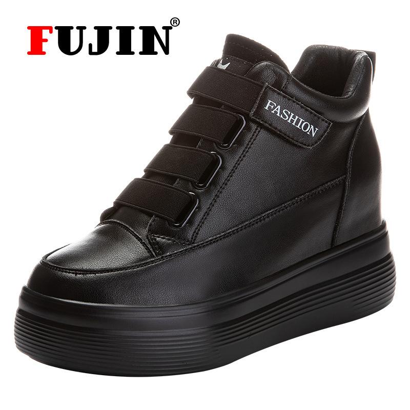 Fujin Springs Summer Shoes Woman Breathable Air Mesh Flat Platform Women Shoes Slip On Womens Loafers Swing Wedges Ladies Shoes