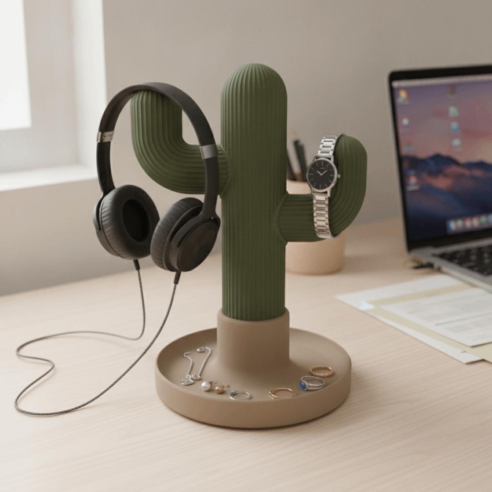 3D Printed Desktop Storage Organizer Multi-Functional Earphone Watch Holder Bedroom
