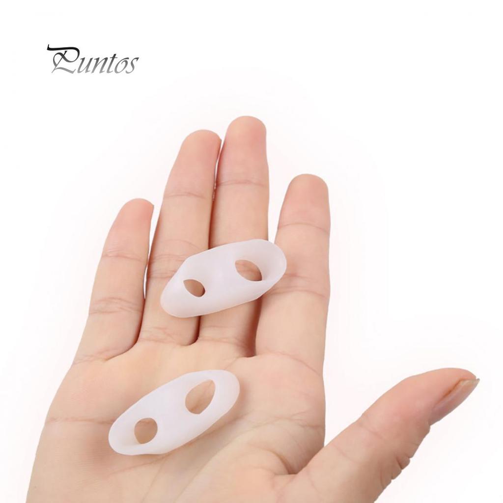 1 пара силиконовых гелевых разделителей для маленьких пальцев ног, уход за ногами