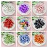 Home Party Supplies Dazzle Fashion DIY Beading Material Necklace Small Bow Beads for Bracelet 20pcs 9.7*17.9mm Key Chain Making Acrylic Pendant
