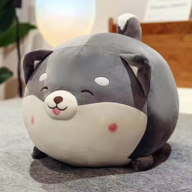 Милая подушка Шиба-ину, супер мягкая плюшевая игрушка для собаки, спальная кровать, кукла корги, подарок на день рождения для мужчин и женщин