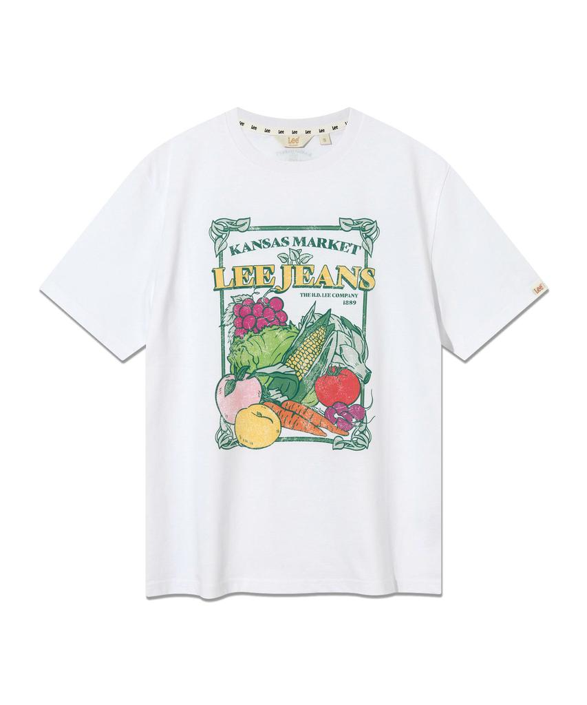 LEE Women Kansas Market Graphic T-Shirt White