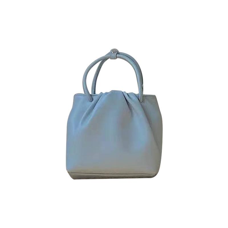 Квадратная плиссированная универсальная маленькая сумка, модная ручная повседневная сумка через плечо для женщин