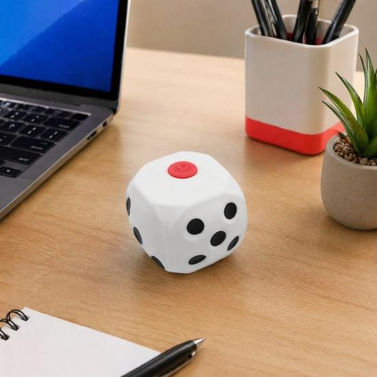 Travel Friendly Fidget Toy 1/2Pcs Giant Dice Stress Relief Toy Squeeze for Focus Soft Toys Aid & Anxiety Reduction Relaxation Cube Sensory Portable