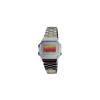 Casio Кастомизированные часы модифицированная серия ретро маленькие квадратные часы водозащита для жизни A168WEM-7 модифицированные-Sanyaojie Серебристый циферблат Цветные горизонтальные полоски Стекло