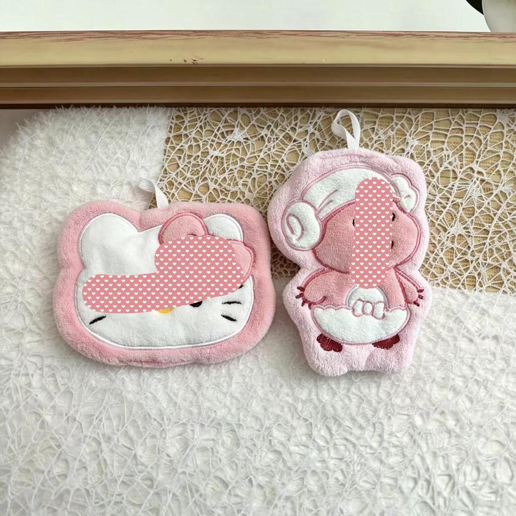 Полотенце для рук из кораллового флиса «Гусь» - Впитывающее и милое для детской ванной или кухни