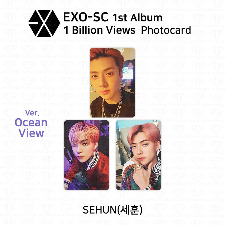 EXO SC SEHUN CHANYEOL 1-й альбом 1 миллиард просмотров Официальная фотокарточка KPOP K-POP