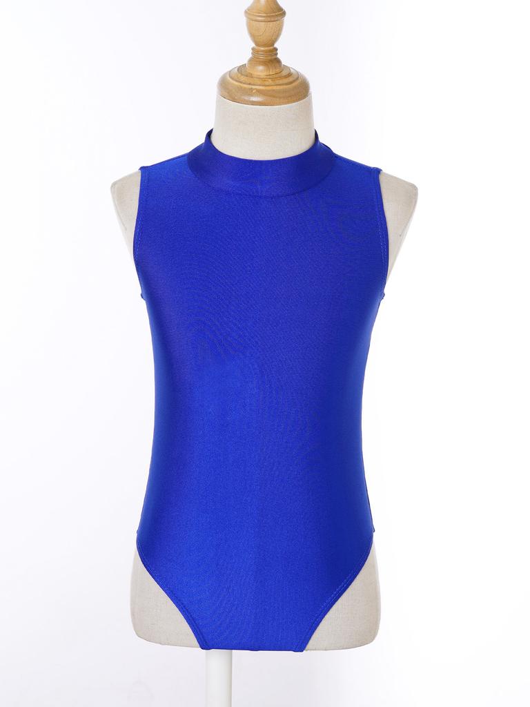 Детский комбинезон для девочек без рукавов с вырезом на спине для балета, гимнастики, костюмы для девочек Bailarina