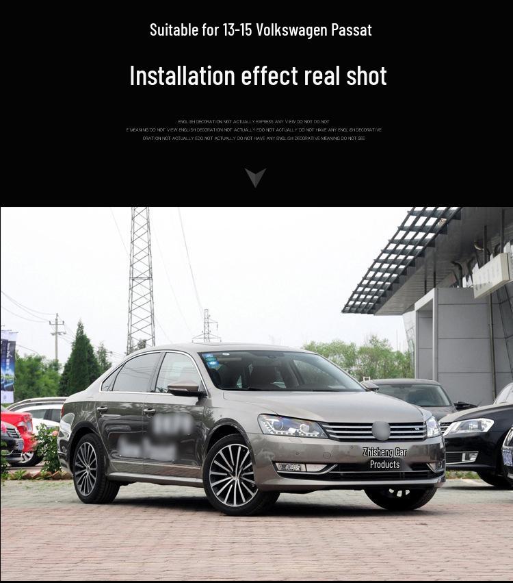 Совместимая крышка фары для 2011-2015 New Passat Прозрачный корпус лампы B7