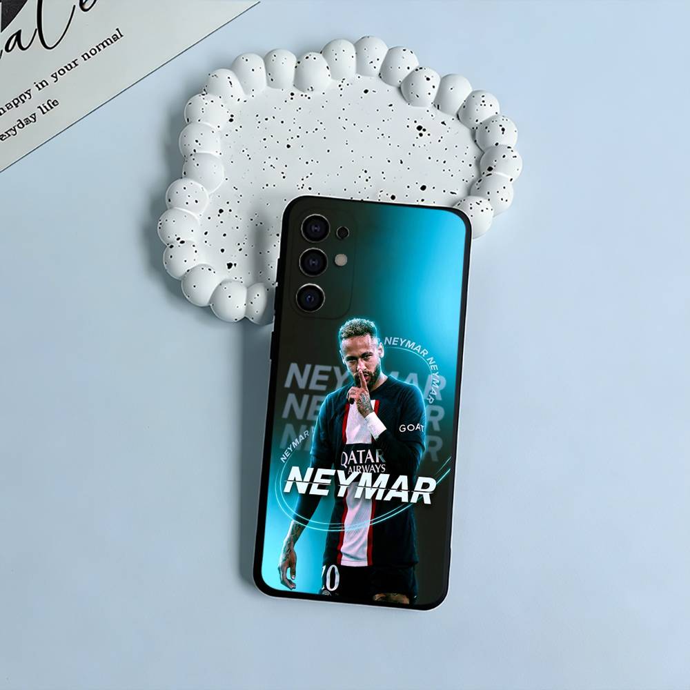 N-No 10-Неймар Мягкий Силиконовый Чехол для Samsung S25, S24, S21, S22, S23, S30, Ultra, S20, Plus, FE, Lite-Черный