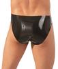 LATE X - Black Tight Latex Panties with Opening for Penis and Testicles SL