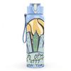 1PC Statue Of Liberty 750ml sports water bottle leakproof straw lid outdoor office home