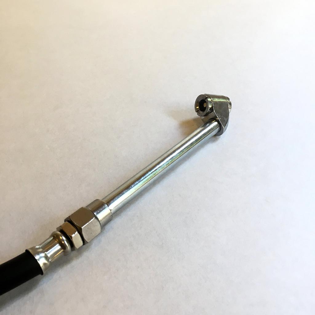 TOP MEISTER Vertical Tire Gauge, Air Chuck Gun, Automobile, Motorcycle, MTB, American Type, Tire Pump