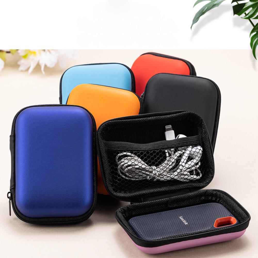 Жесткий чехол из ПУ для SanDisk PSSD /E30 /E61 250 ГБ / 500 ГБ / 1 ТБ / 2 ТБ v2 Extreme Portable SSD SDSSD Сумка для переноски и хранения