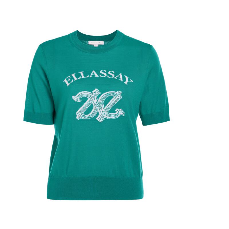 ELLASSAY Женский легкий топ из шерстяного трикотажа
