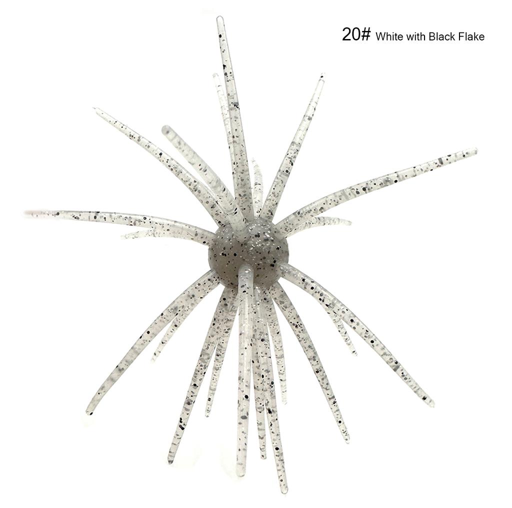 BUBBA Fishing Floating Sea Urchin19mm Bionic Soft Lure Artificial Soft Bait for Saltwater Fish River & Lake Use 90mm/110mm