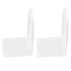 2PCS Acrylic Sink Brush Holder Clear Solid Construction Multipurpose Easy Installation Scrub Brush