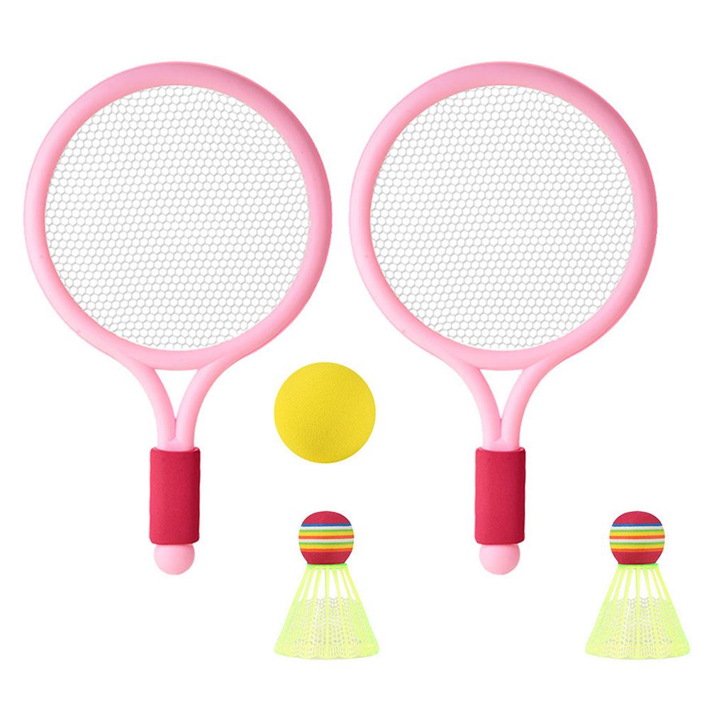 Kids Tennis Racquet Set Badminton Racket with Tennis and 2 Shuttlecocks for Indoor and Outdoor Backyard Beach Sport Game