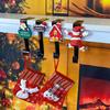 Christmas Stocking Holder No-Drill Metal Hook with Protective Pads L Shaped Stocking Holder Hook for Xmas Party Mantel Decoration