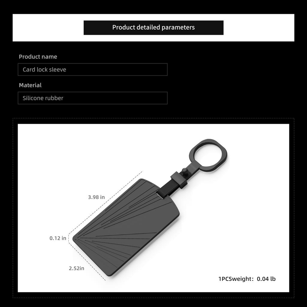 For New Tesla Model Y Launch 2025 Key Card Cover ModelY Juniper Silicone Key Card Holder Protector Case Accessories 1Pc