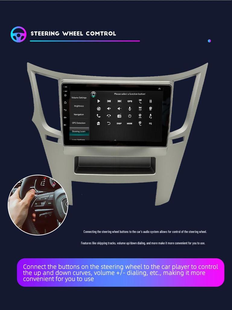 Универсальный Android-навигатор и автомобильный плеер WIFI для Subaru Outback/Legacy