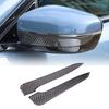 For BMW 8 Series G14 G15 G16 2019-2023 Soft Carbon Fiber Car Door Side Rearview Mirror Strip Trim Car Exterior Accessories