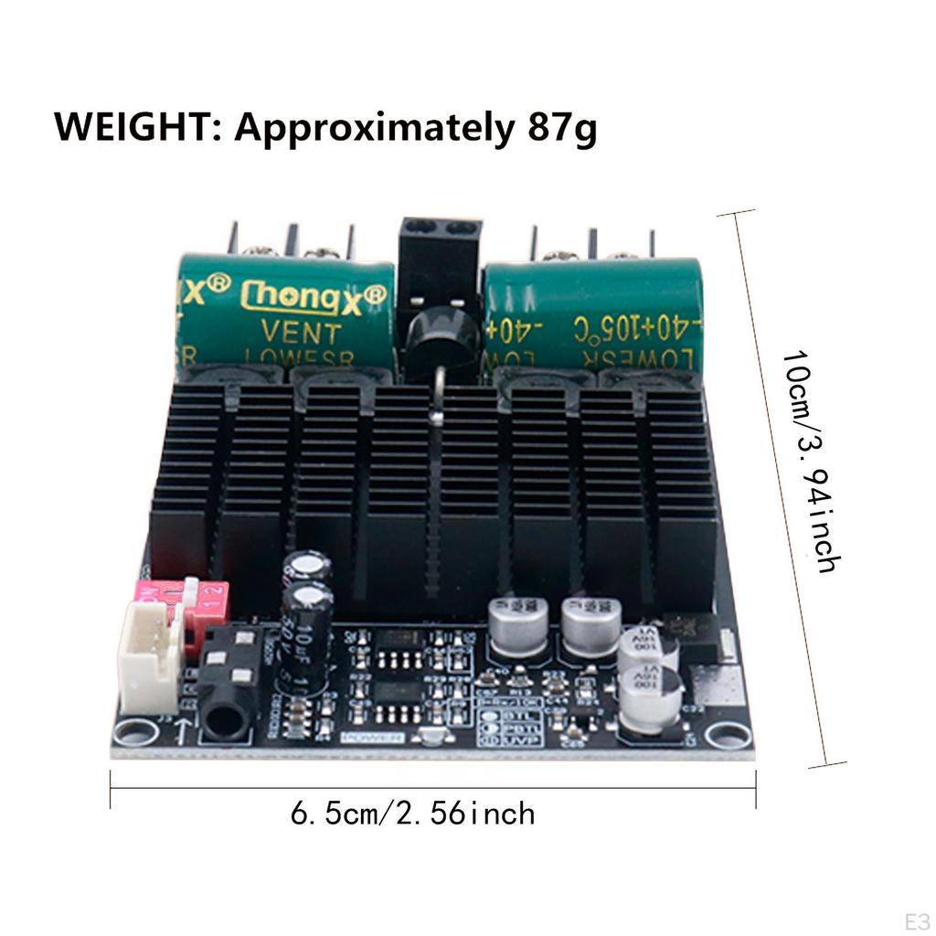 Плата усилителя 10-30 В Мостовой Моно Сабвуфер Динамик 100 Вт x 2 Двухканальный