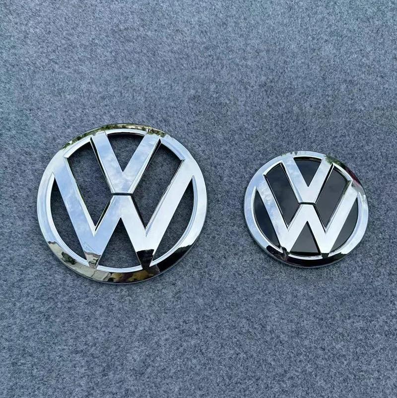 Горячий Комплект для Преобразования Передней Решетки и Логотипа Багажника Volkswagen Caravelle T6 2015-2021 из ABS Глянцевого Черного Цвета Замена Эмблем Авто Аксессуар