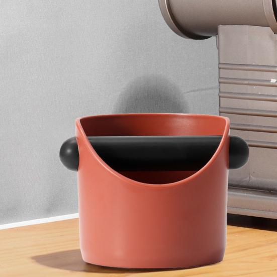 Нок-бокс для кофе, нескользящая резиновая основа, амортизирующий контейнер для гущи для эспрессо, бариста, мусорное ведро, ведро для кухни, принадлежности для кафе