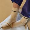 SOCKS APPEAL waffle color line ivory