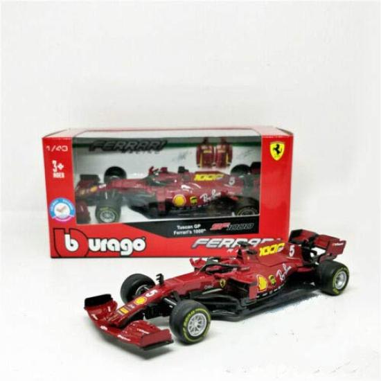 Bburago Scale Ferrari F1 SF1000 Sebastian Vettel 2020 FERRARI FORMULA 1 F1 SEBASTIAN VETTEL Race Sports Car Diecast Model 1/43 SF1000#5