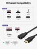 Удлинитель, совместимый с HDMI, 4K 60 Гц HDR Кабель HDMI 2.0 HDMI-совместимый 2.0 Штекер-Розетка Удлинительный шнур Кабели для PS5 Xbox HDTV