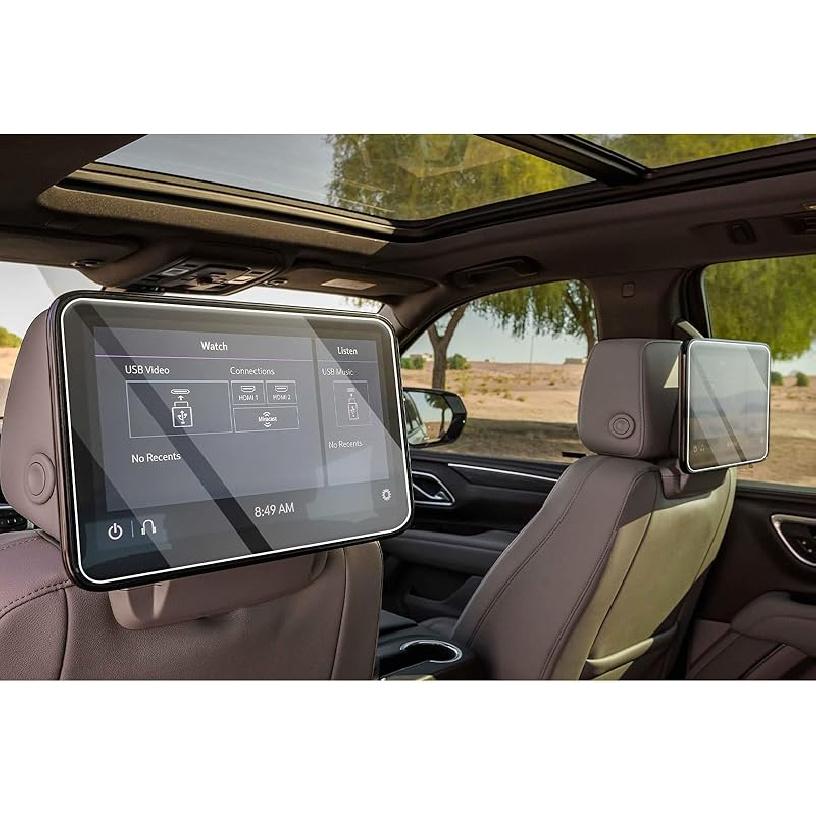 CDEFG 2 шт. для Chevy Tahoe Suburban GMC Yukon 2021-2025 Защитная пленка для экрана 2021-2025 Tahoe Suburban Yukon Escalade 12,6 дюйма Защитная крышка экрана для заднего сиденья